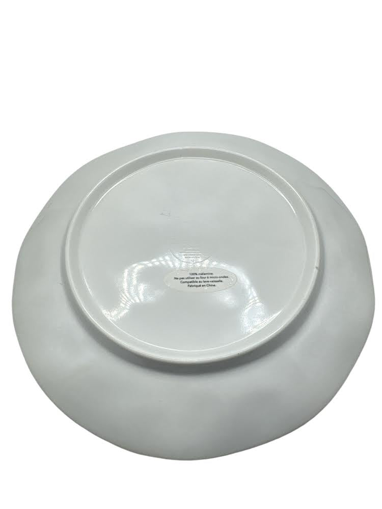 Rae Dunn Melamine Dinner Plates (4)