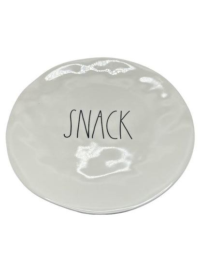 Rae Dunn Melamine Dinner Plates (4)
