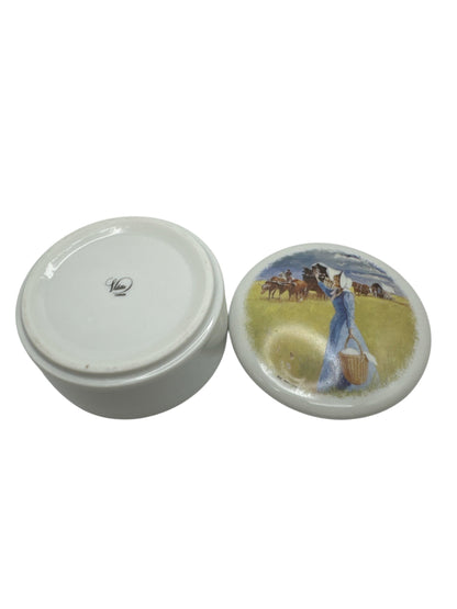 Ceramic Trinket Box - Welcome Wagon