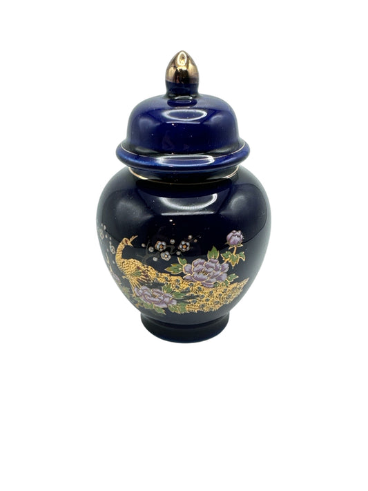 Small Cobalt Blue Ginger Jar