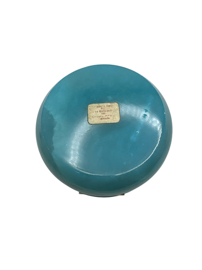 Alabaster Trinket Box Blue