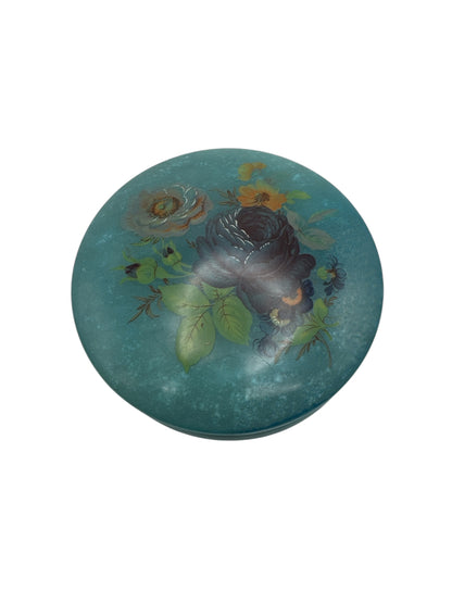 Alabaster Trinket Box Blue