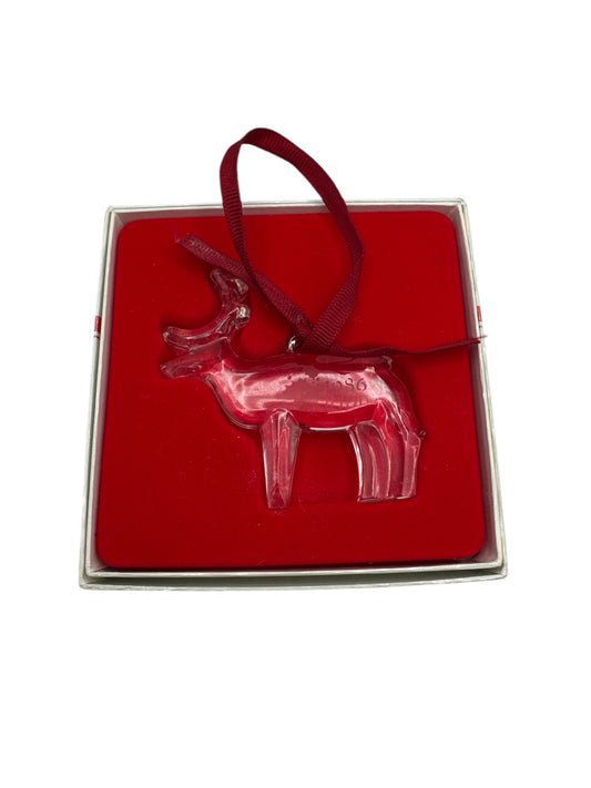 Vintage 1986 Orrefors Deer Ornament