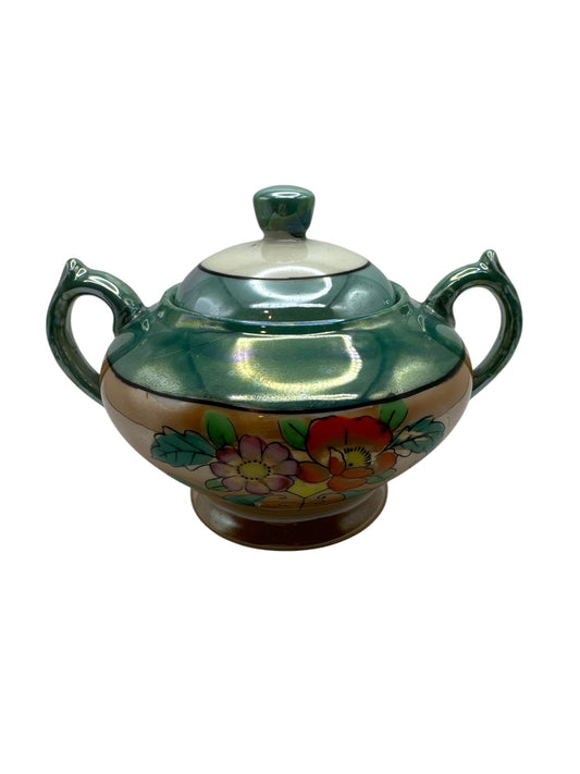 Lusterware Sugar Bowl with Lid