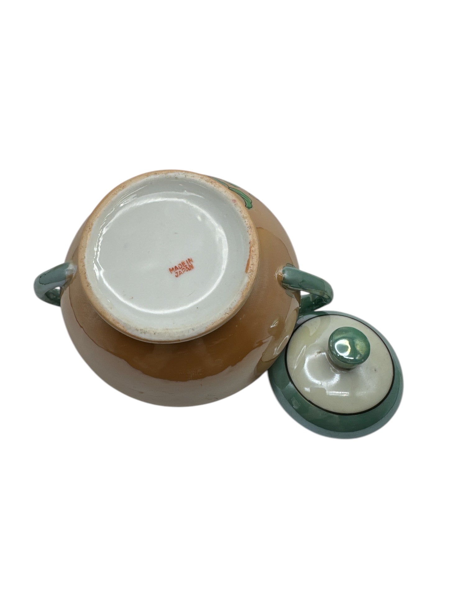 Lusterware Sugar Bowl with Lid