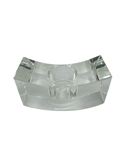 Oleg Cassini Concave Fine Crystal Votive