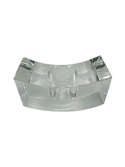 Oleg Cassini Concave Fine Crystal Votive