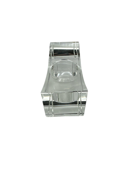 Oleg Cassini Concave Fine Crystal Votive