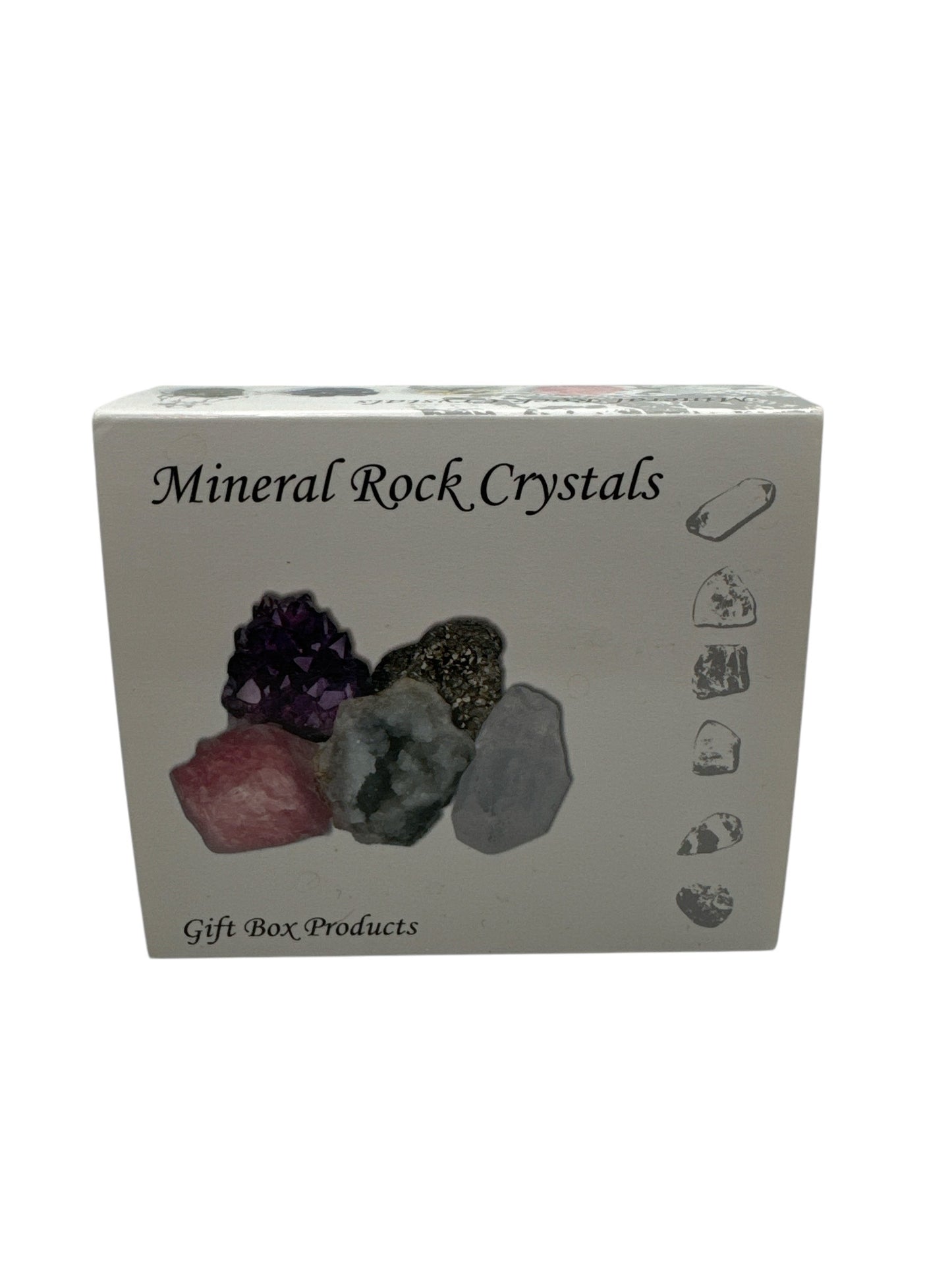 Mineral Rock Crystals Gift Box