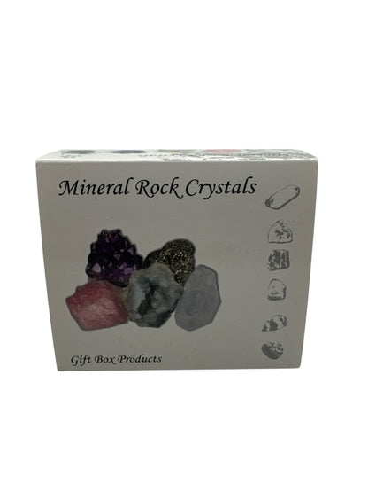 Mineral Rock Crystals Gift Box