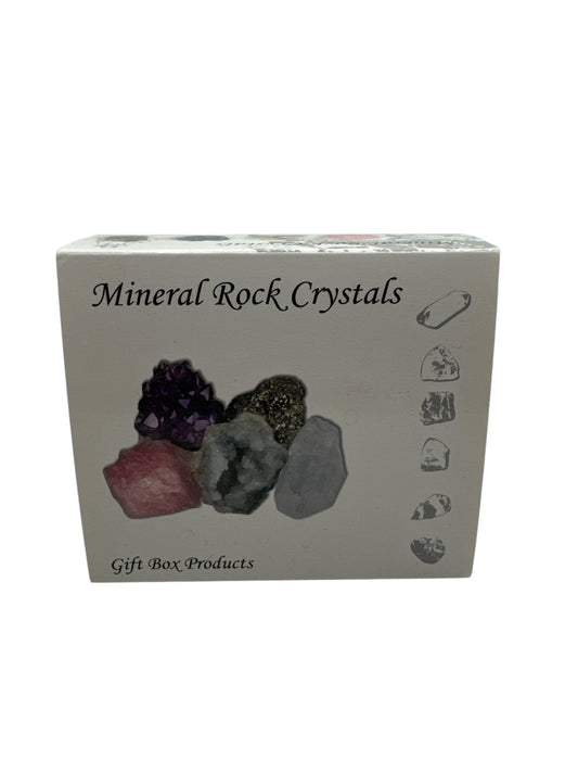Mineral Rock Crystals Gift Box