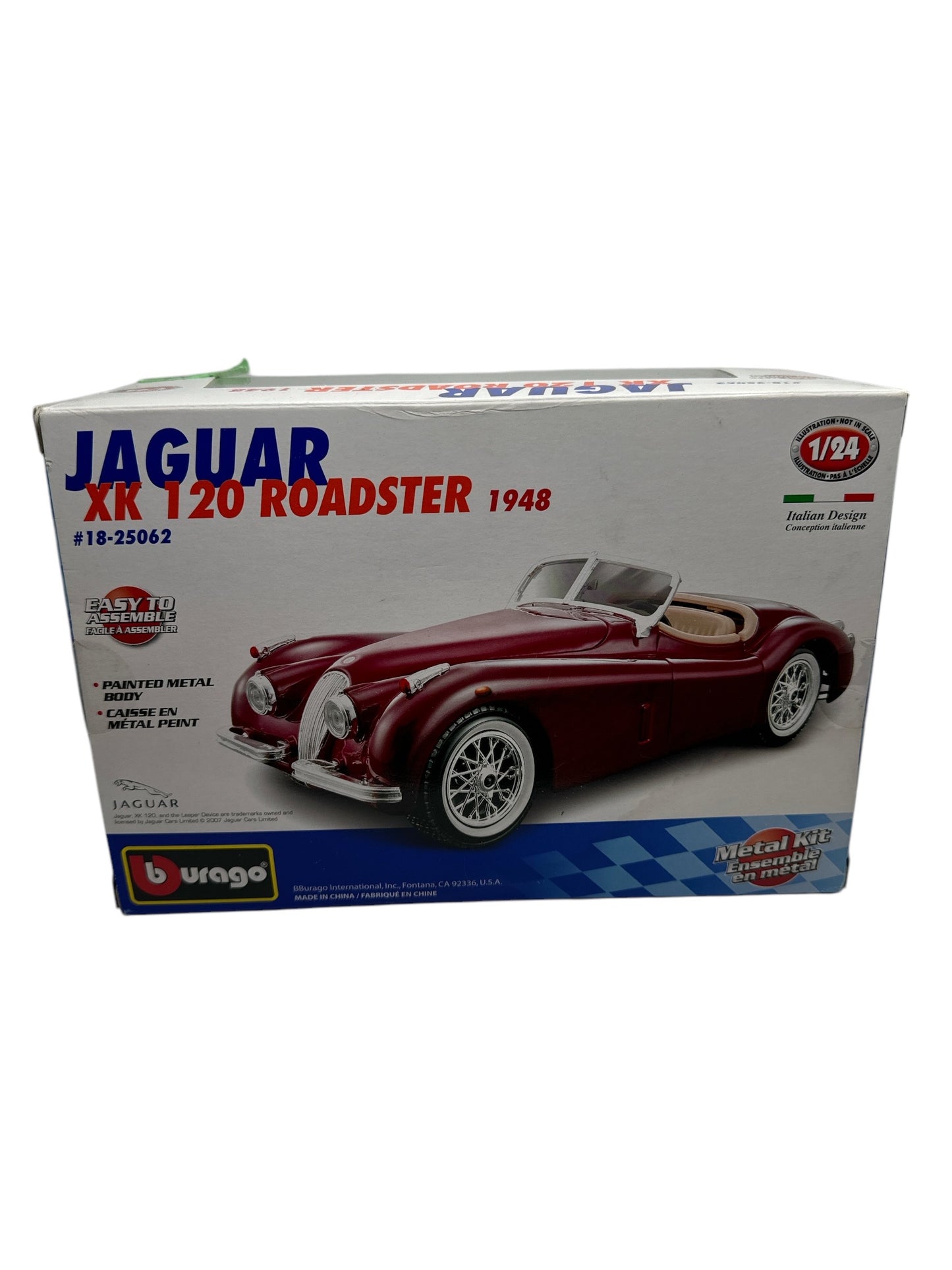Jaguar Roadster Metal Model Kit