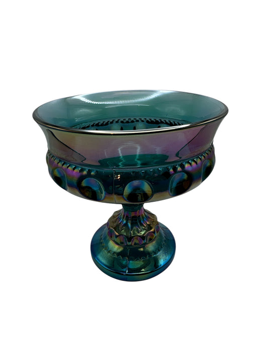 Vintage Indiana Glass King’s Crown Compote Candy Dish