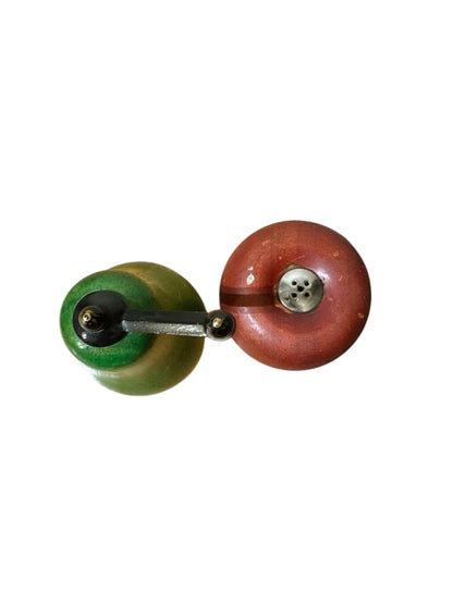 Vintage Wood Pepper & Salt Shakers