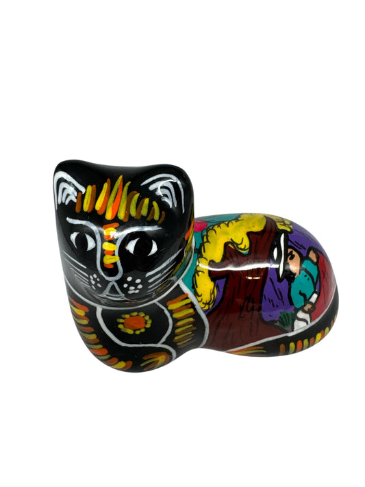 Mexican Talavera Pottery Cat
