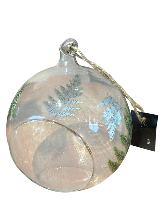 Glass Globe (Large) Ferns