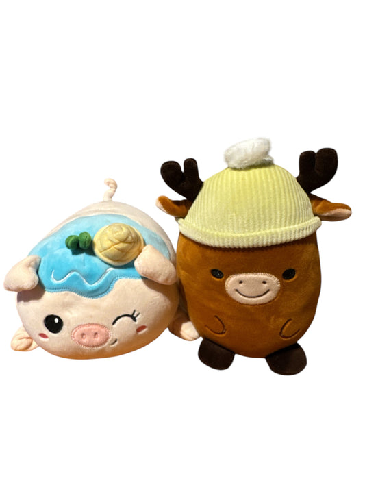 Plush Piglet & Deer
