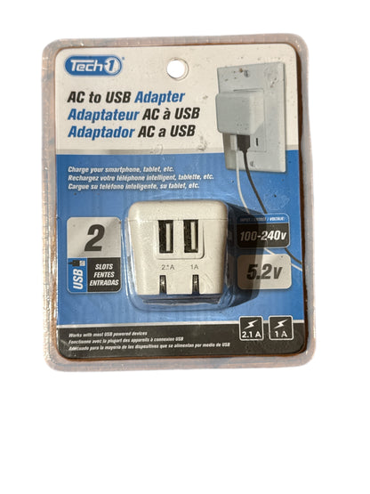 Tech 1 AC to USB Adapter