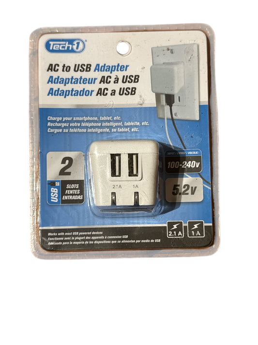 Tech 1 AC to USB Adapter