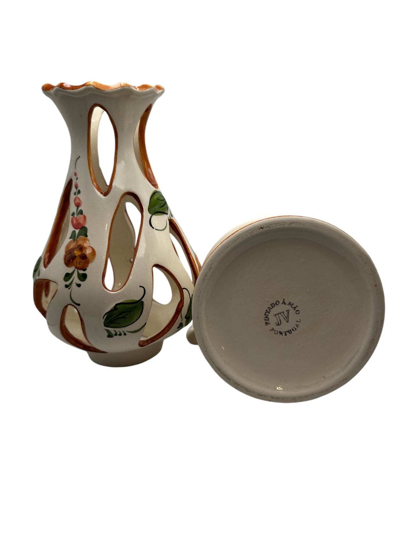 Art Pottery Candle Lamp