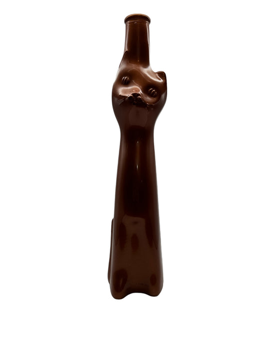 Brown Cat Wine Bottle