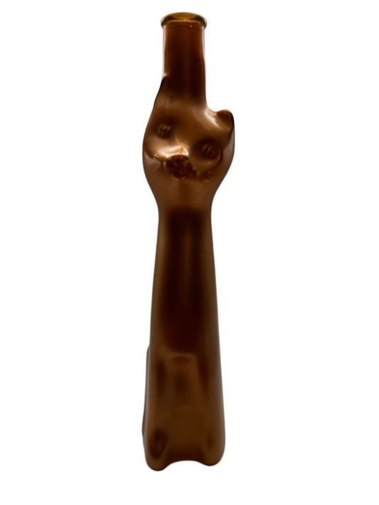 Orange Cat Wine Bottle