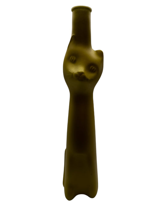Golden Cat Wine Bottle