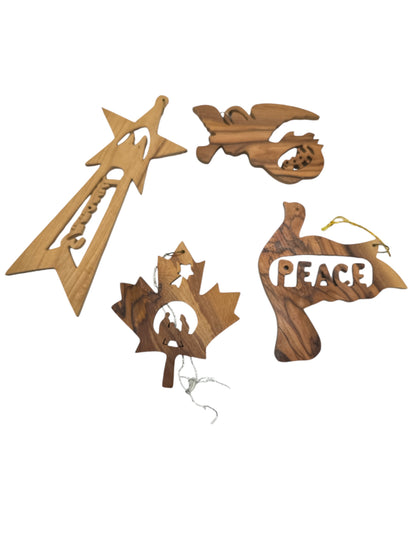 Wooden Tree Ornaments