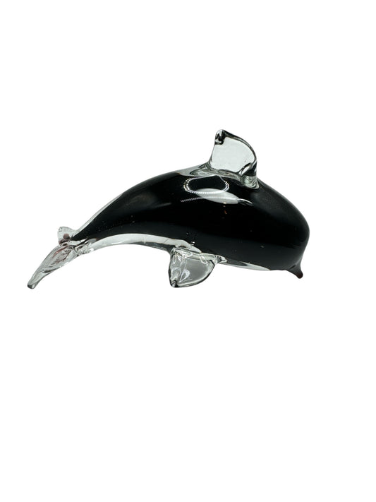Orca Art Glass Figurine