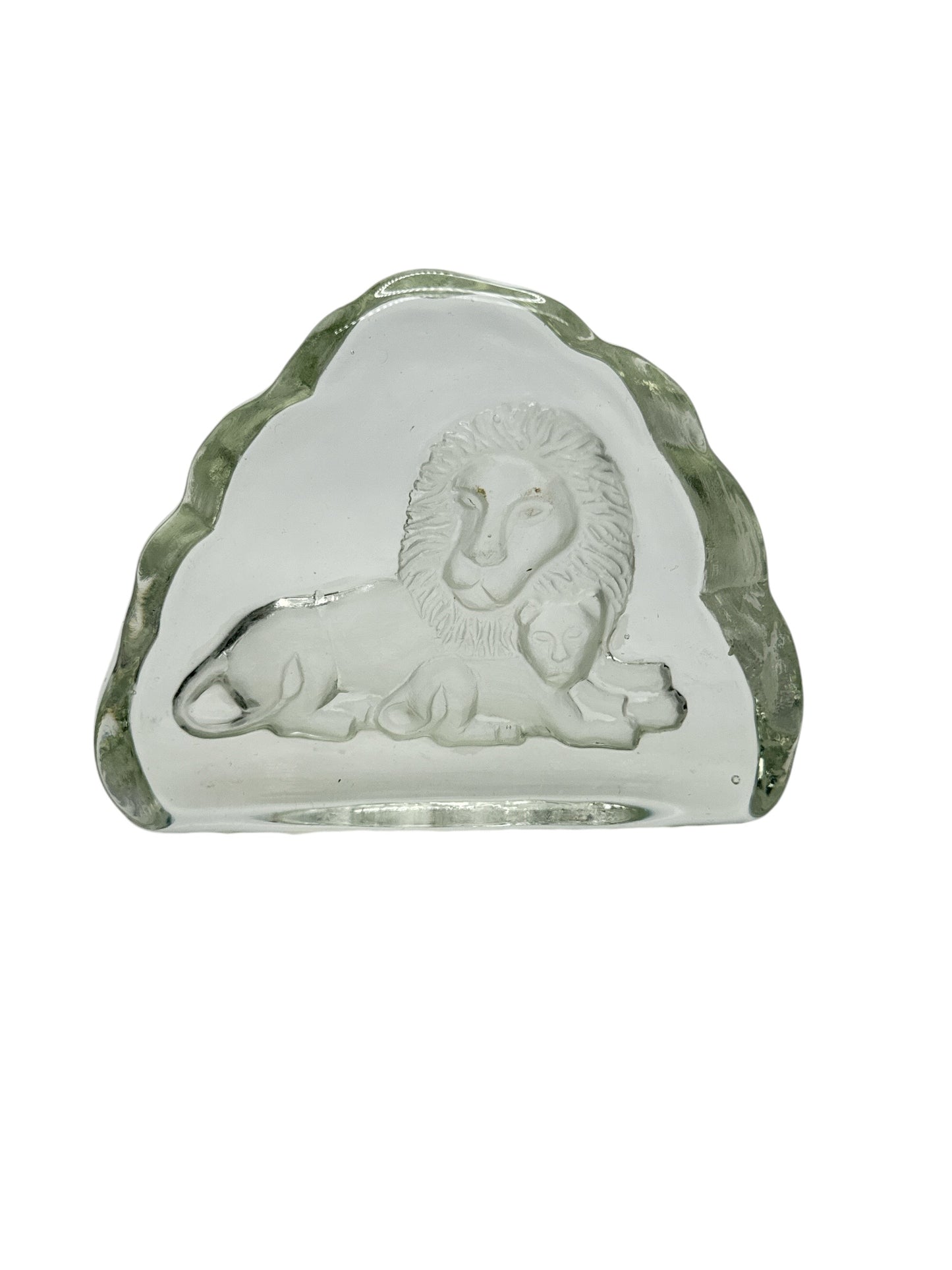 Lion Glass Ornament