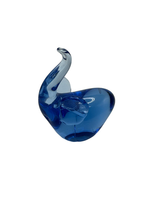 Glass Elephant Paperweights
