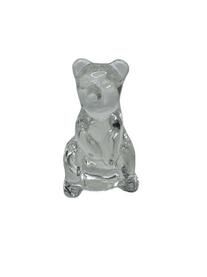 Lead Crystal Bear Ornament