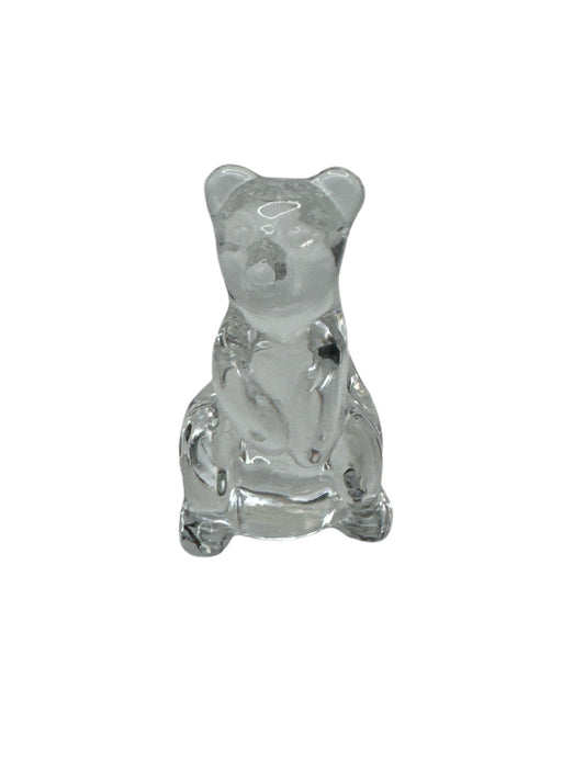Lead Crystal Bear Ornament