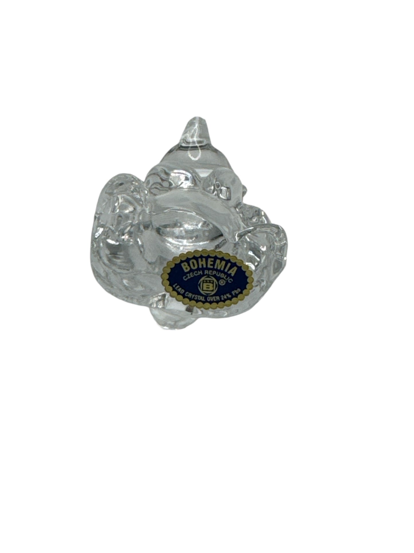 Lead Crystal Bear Ornament