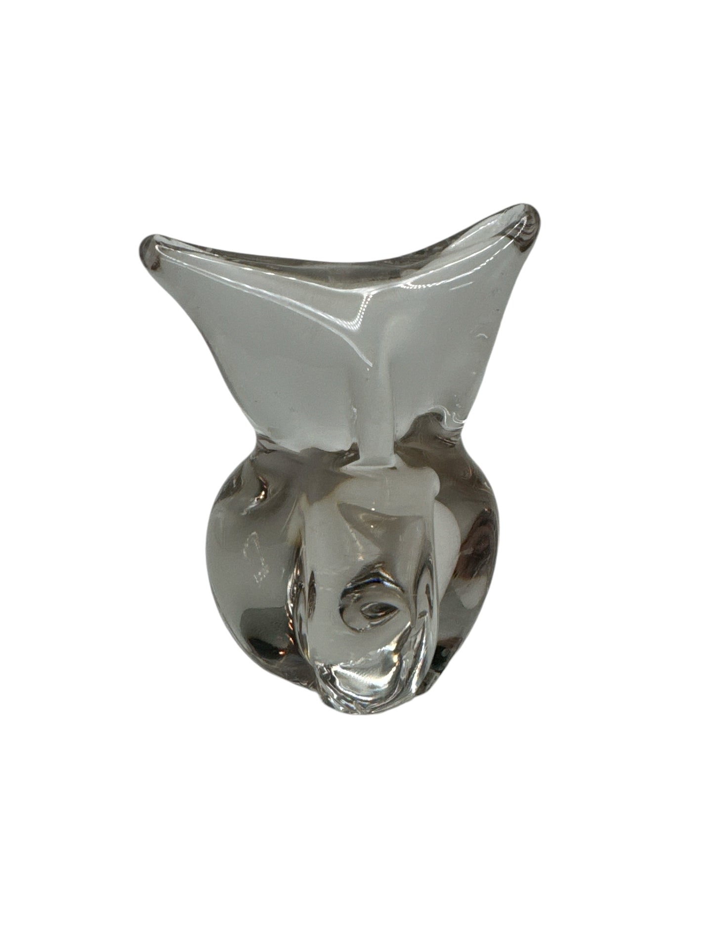 Glass Owl Paperweight