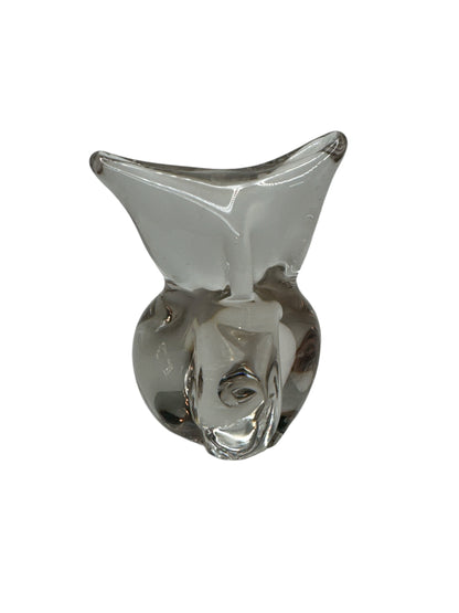 Glass Owl Paperweight