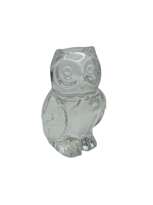 Owl Glass Art Paperweight