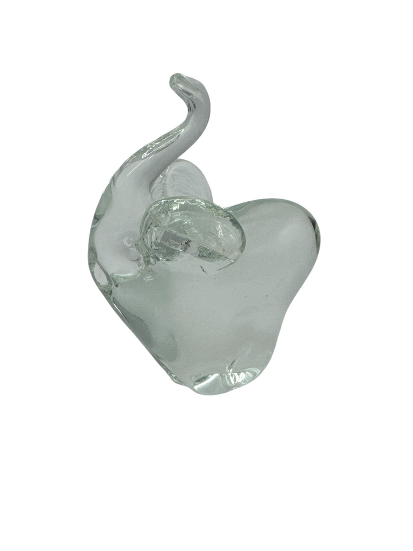 Glass Elephant Paperweights