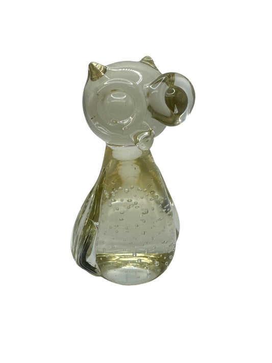 Hand Blown Glass Owl