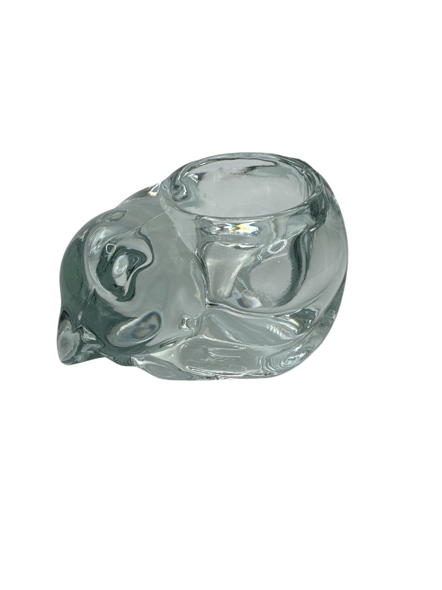 Cured Up Cat Glass Ornament