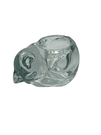 Cured Up Cat Glass Ornament