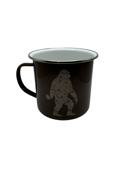 Sasquatch Enamel Mug