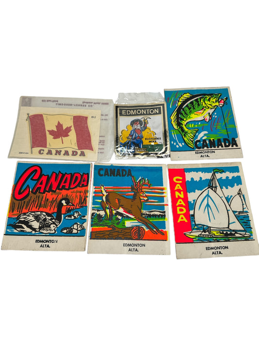 Vintage Canadian Travel Vehicle Decals