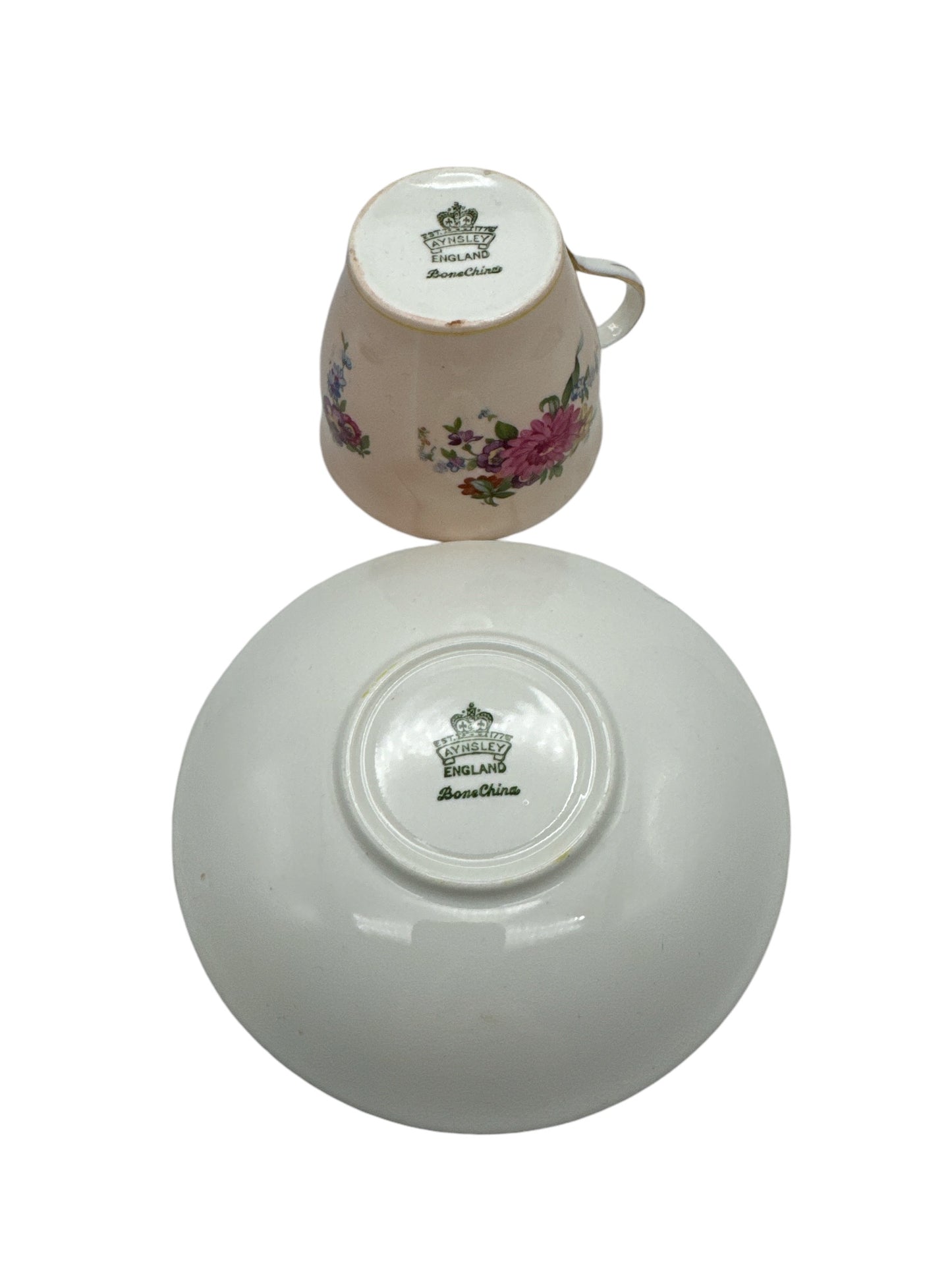 Vintage Aynsley Tea Cup & Saucer