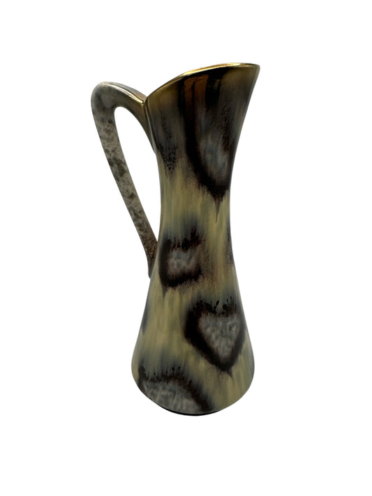 West Germany Vase Pitcher With Handle