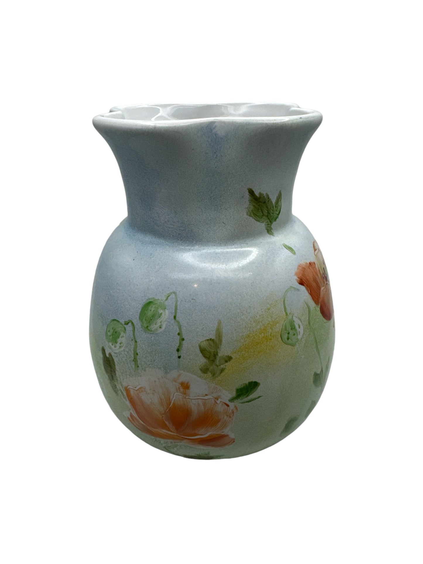 Hand Painted Floral Vase