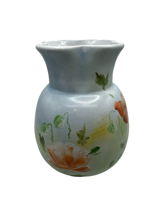 Hand Painted Floral Vase