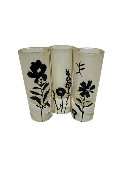 Resin Lucite Bud Vase