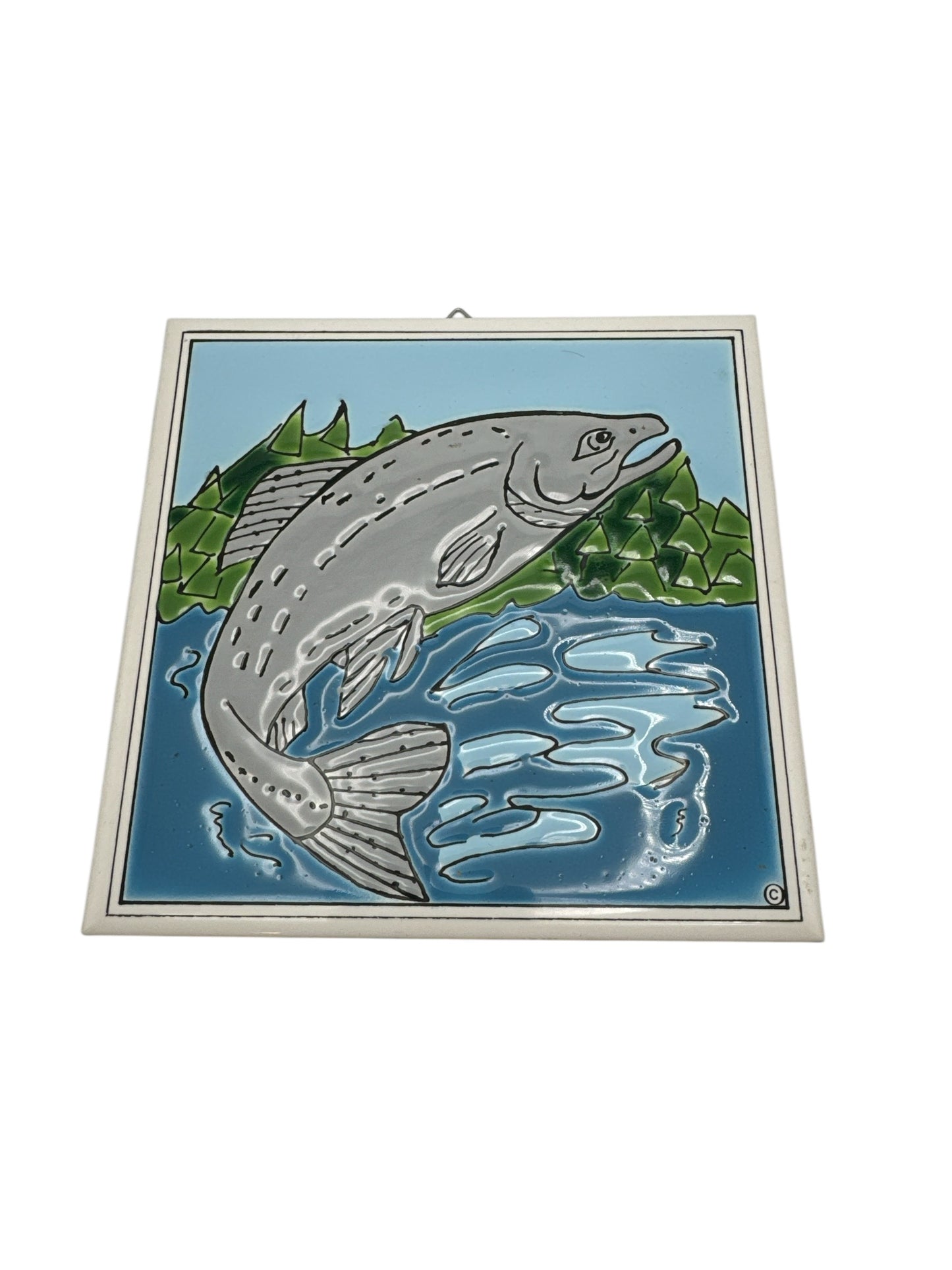 Fish Coasters (4) and Wall Art Trivet