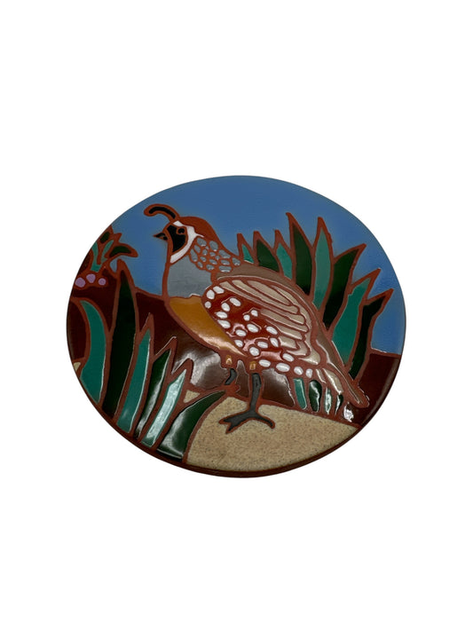Nine Hills Studio Quail Trivet